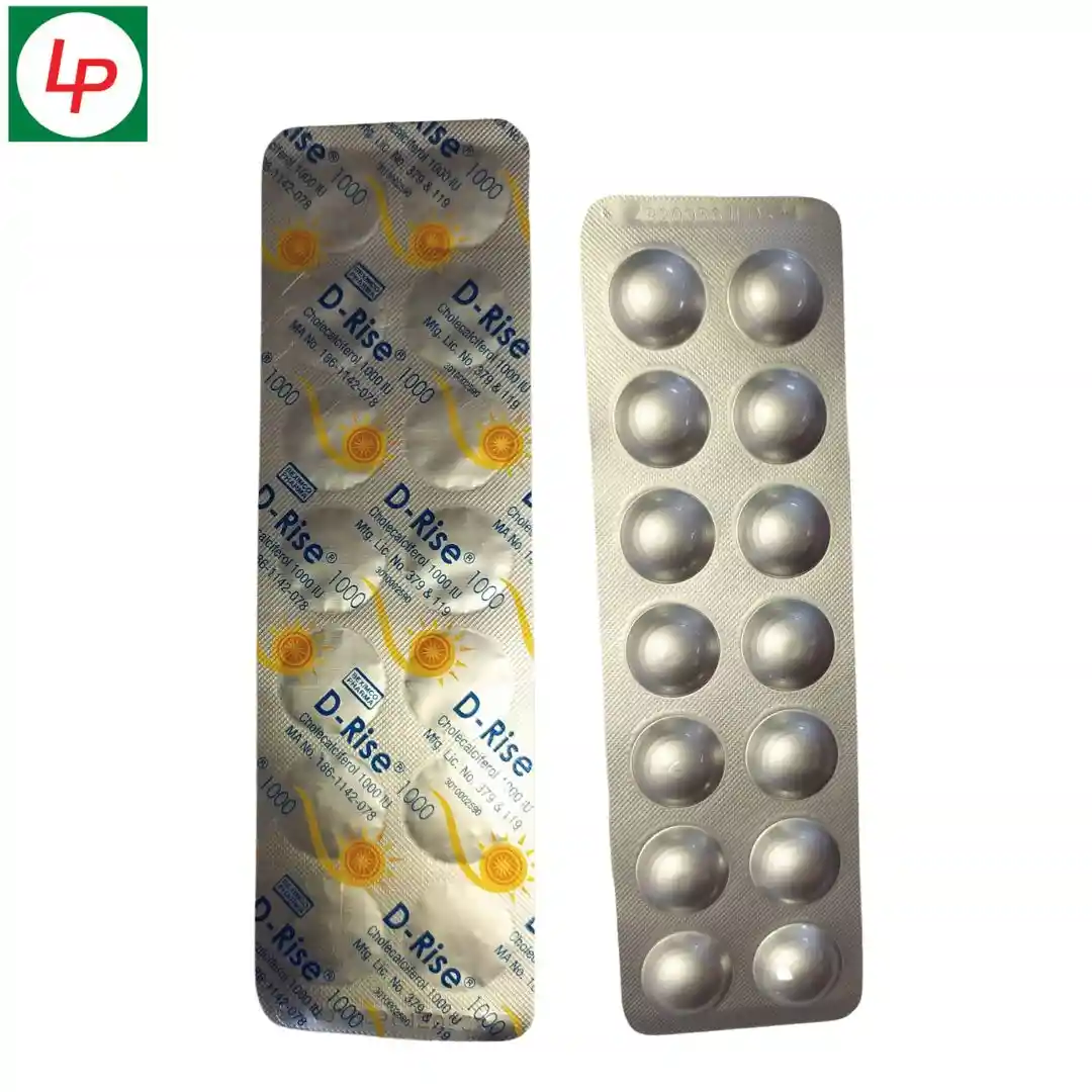 D-RISE 1000 CHEWABLE 1000 IU TABLET | CHOLECALCIFEROL | BEXIMCO 